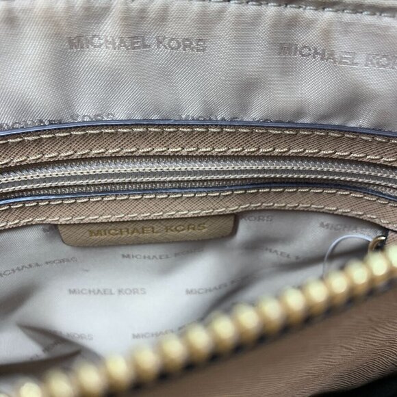 Michael Kors Large Mercer Satchel in Oyster Pebbled Leather 30F6GM9T3L/134 - Picture 4 of 16
